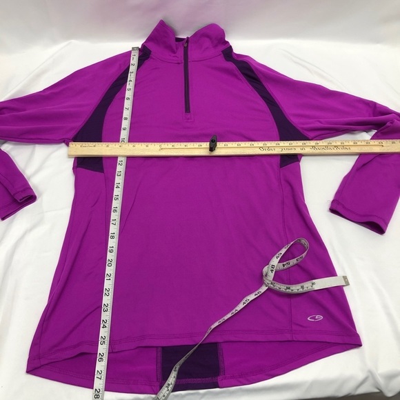 C9 CHAMPION purple‎ athletic quarter zip medium - Picture 6 of 6